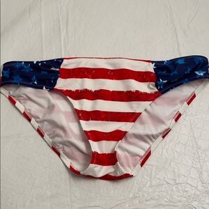 Sea Angel American Flag red white and blue Stars and Stripes bikini bottom
